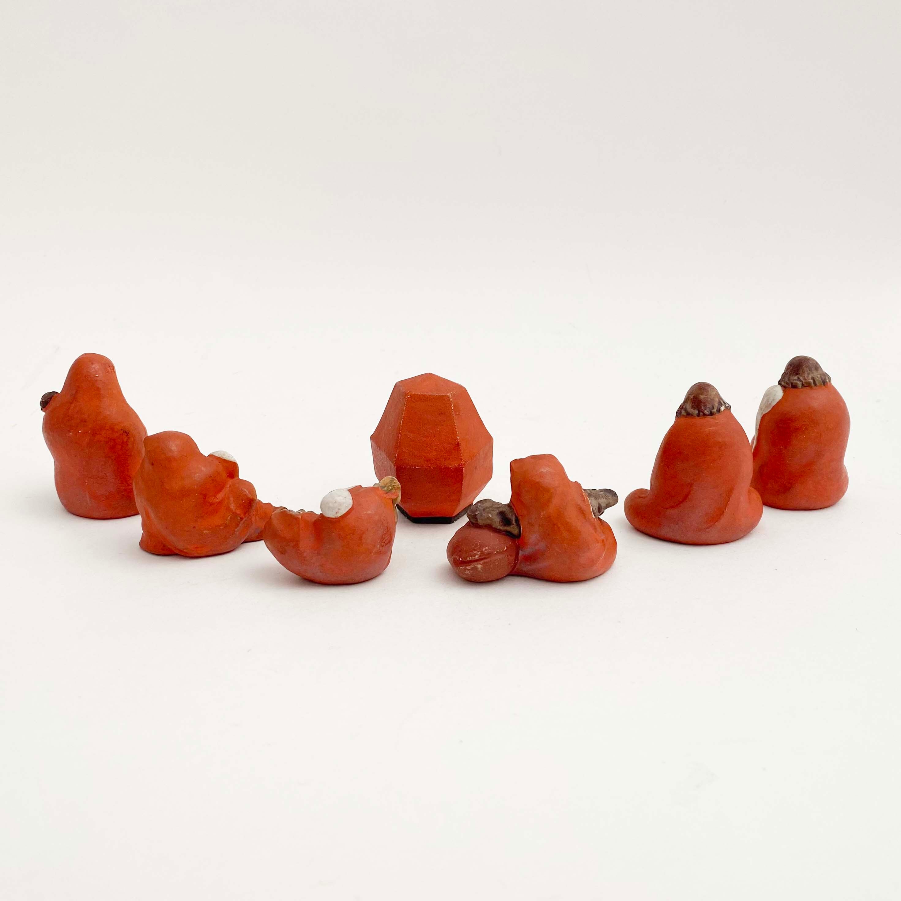 ビンテージ ミニだるま（7体セット）