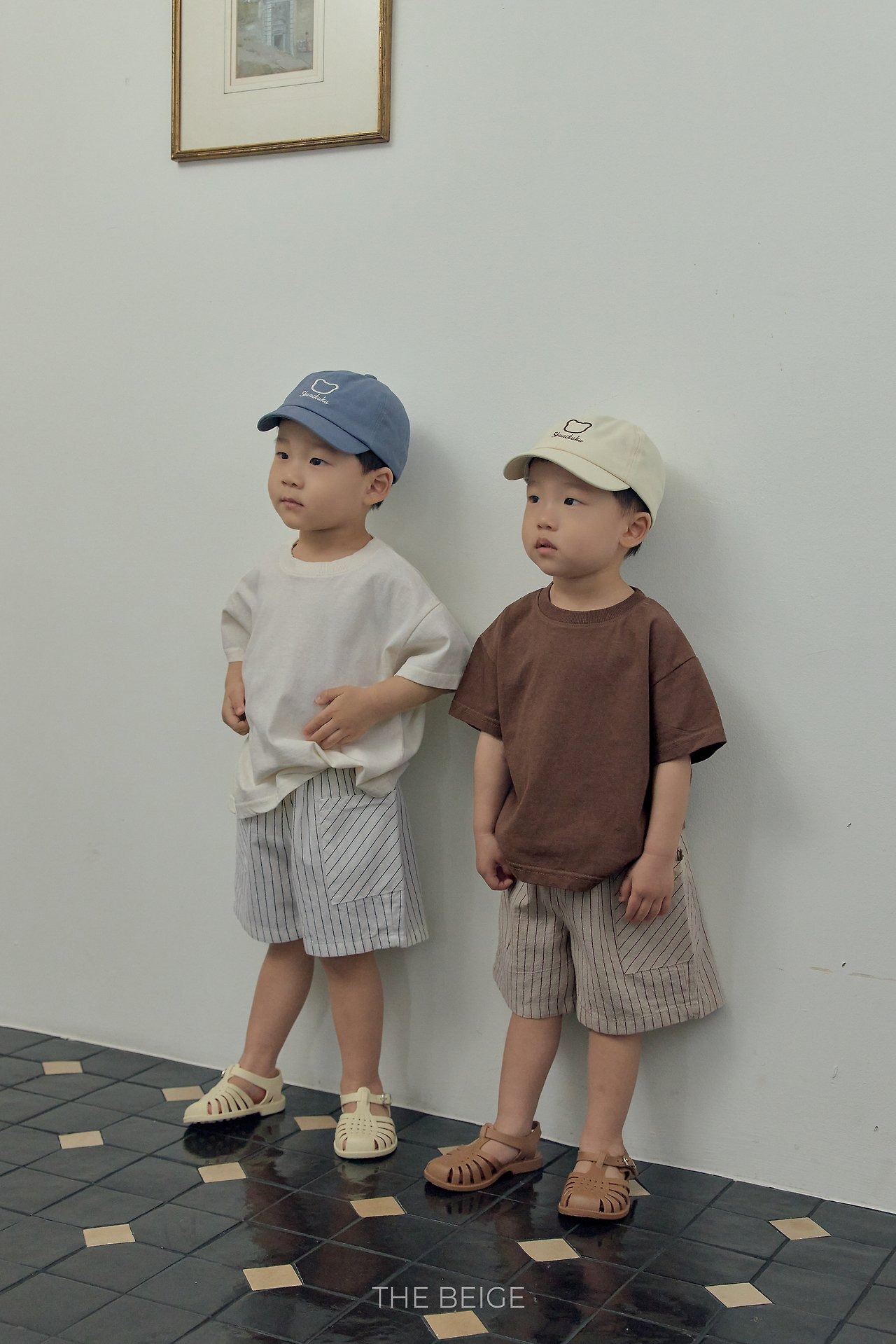 [THE BEIGE] Pocketed 5-quarter length pants / [더베이지] 포켓5부바지