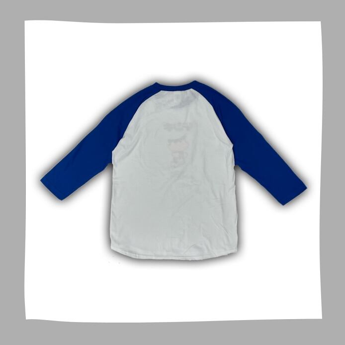 メンズ ゲンキ坊や ラグラン七分袖Tシャツ <カラー> ブルー 7-760 - 画像2