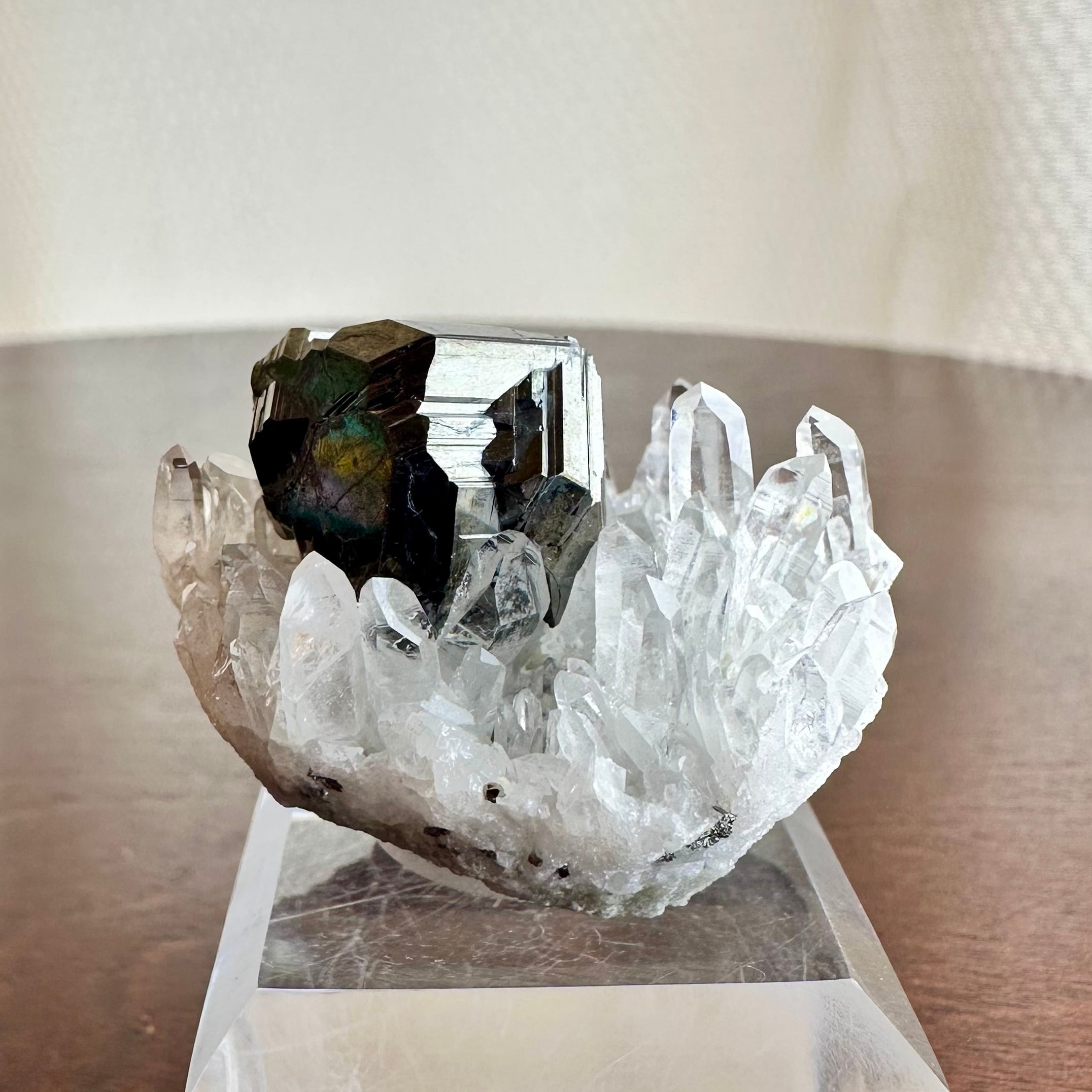 ボーノナイト / クォーツ【Bournonite with Quartz】中国産