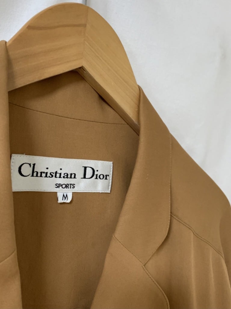 1980's Solid Color Design Jacket "Christian Dior"