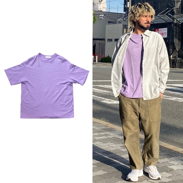 GRAHPAPER Sweat S/S Oversized Tee GM191-70037 2 PURPLE 33712