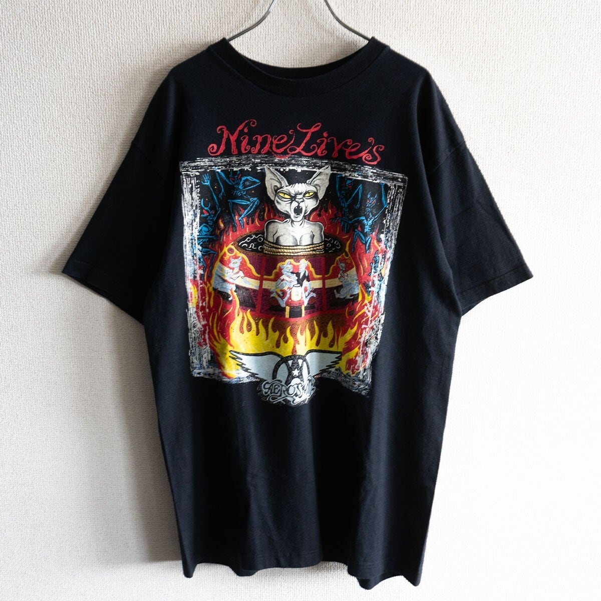 極美品 エアロスミス Aerosmith Nine Lives XL 90s エアロスミス 極美品 エアロスミス Aerosmith Nine Lives XL 90s エアロスミス