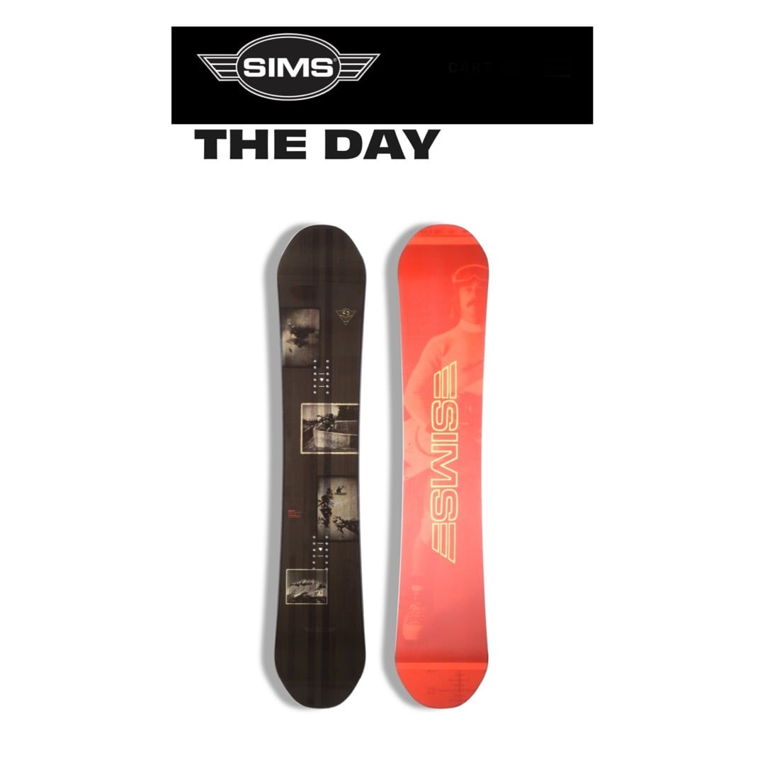 SIMS スノーボード板 145cm 赤 人気の 4320円引き sandorobotics.com