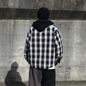 Leh / Hoodie Layered Shirts コーディネート