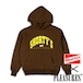 【PLEASURES/プレジャーズ×SHORTY'S】SHORTYS HOODIE パーカー / BROWN / SHORTY'S-12635 セール対象外