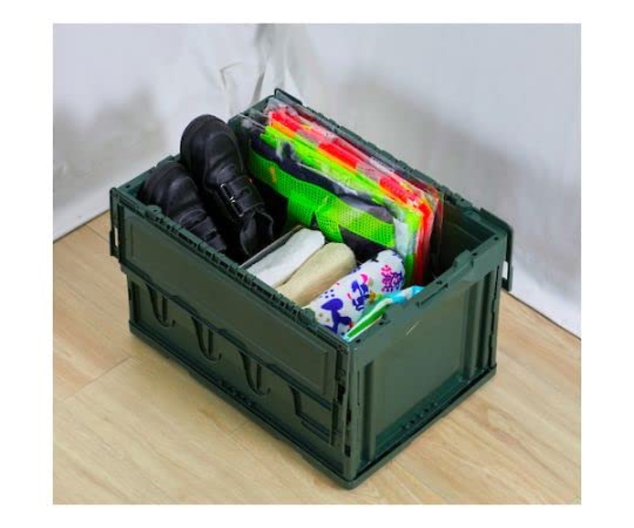 トラスコ中山(TRUSCO)トラスコ中山(TRUSCO) 蓋つき折りたたみコンテナ 50L CT50-OD