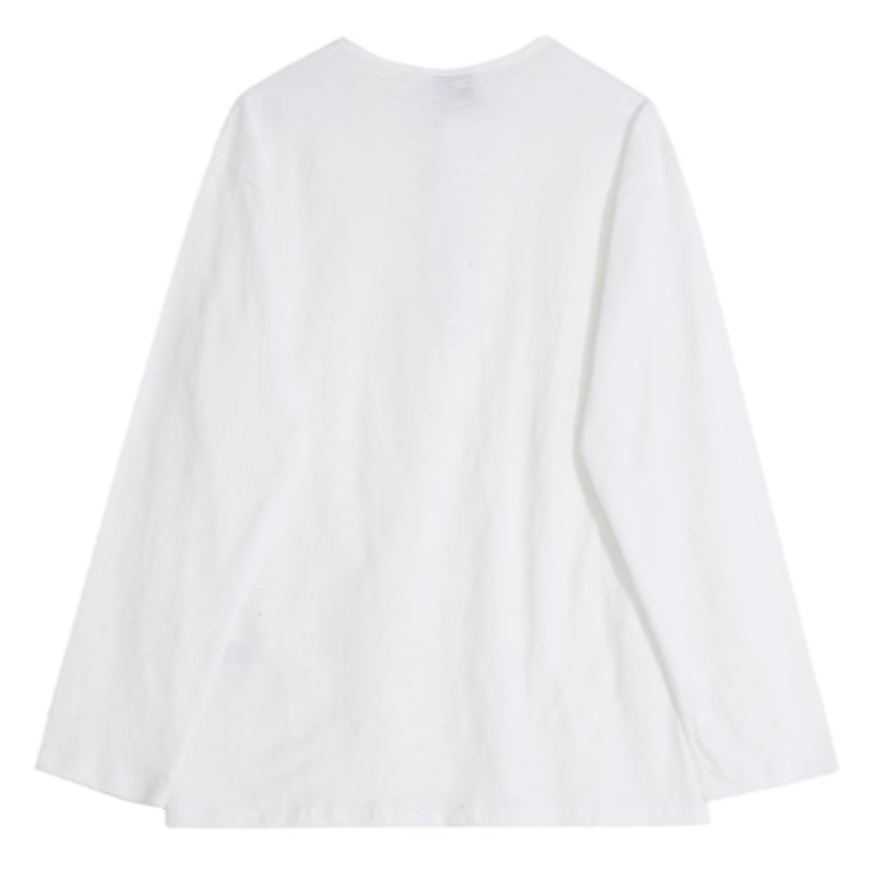 ベーシックヘンリーネックロングTシャツ　0829