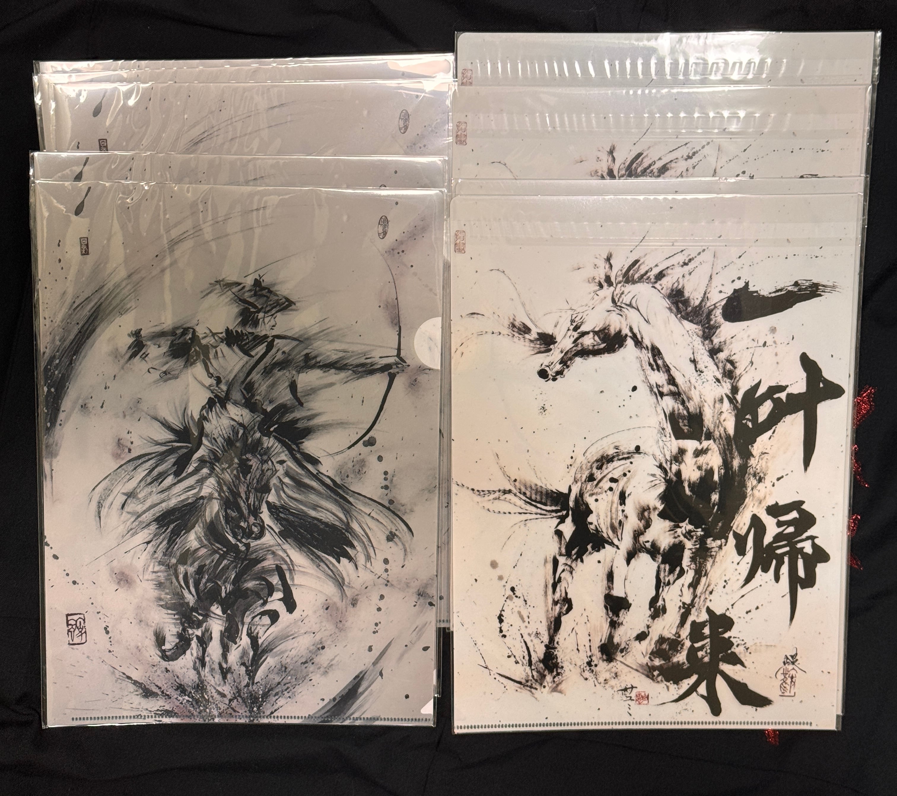 富岳三十六景『神奈川県沖波裏』現代墨絵アート（複製レプリカ）限定品
