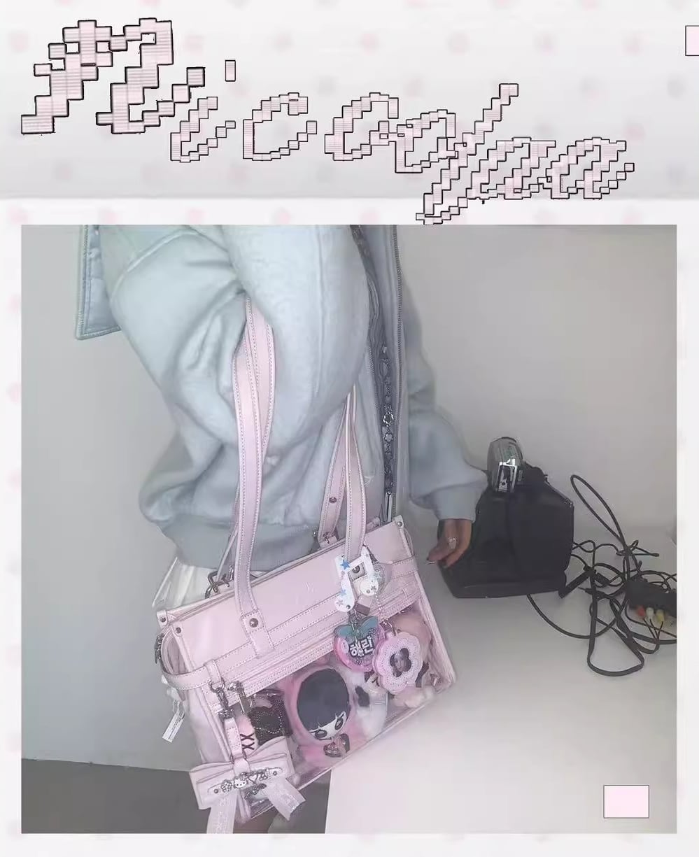 予約商品-Mサイズ】[NICOOLAA]シャレ推し活トートバッグ【痛バッグ用