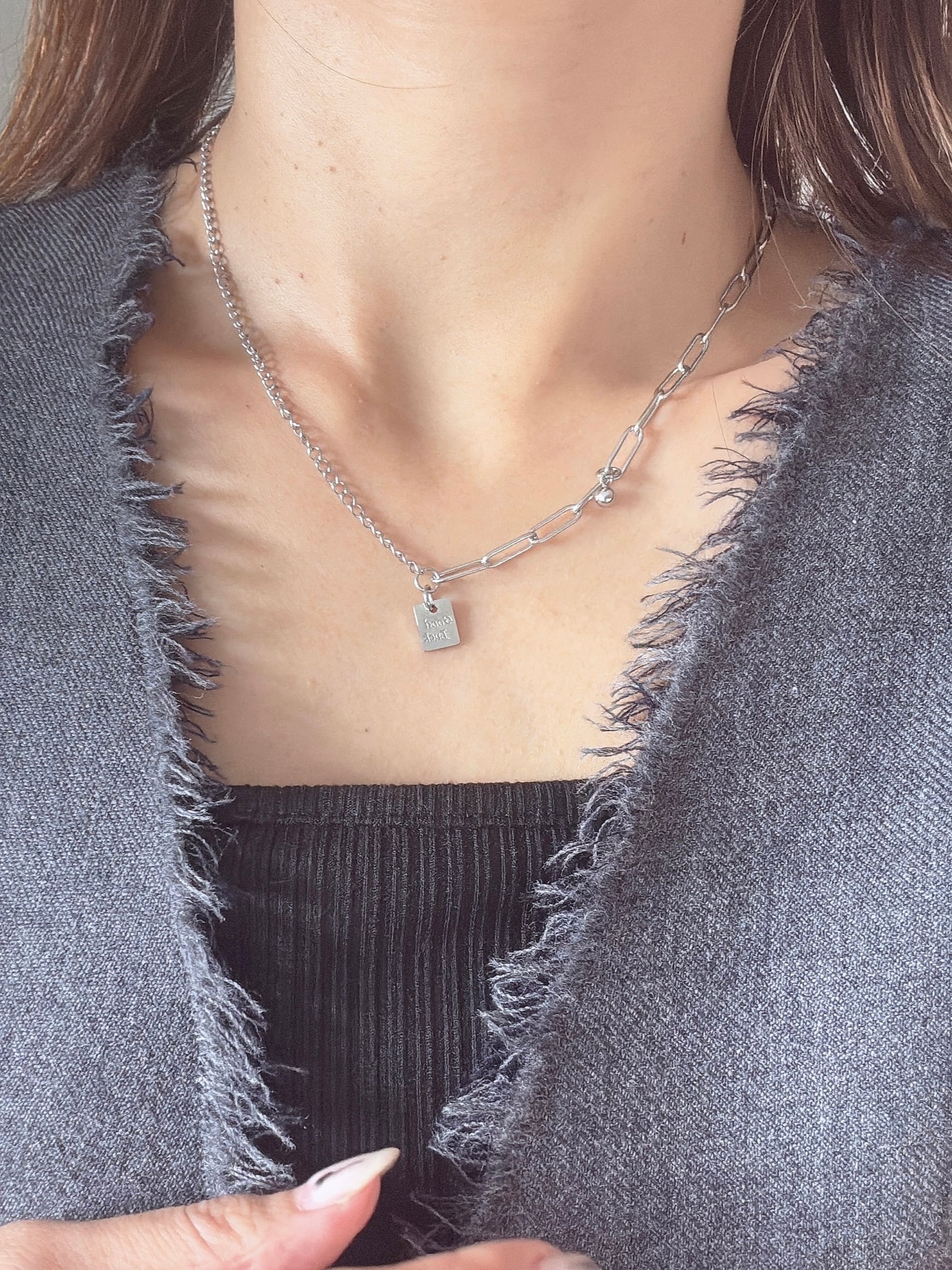 GOOD LUCK 記念メダル 型チャーム ss good luck charm necklace | joie
