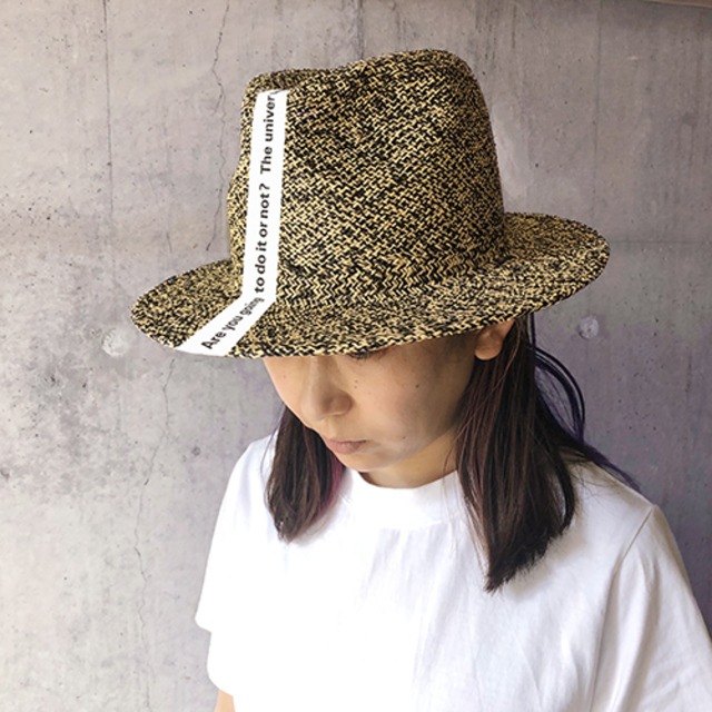Panama Mix Fedora Hat  パナマ フェドラハット ミックス　　帽子
