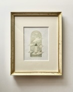 岩切裕子 IWAKIRI Yuko「空の祈り」woodcut print with frame thumbnail 1
