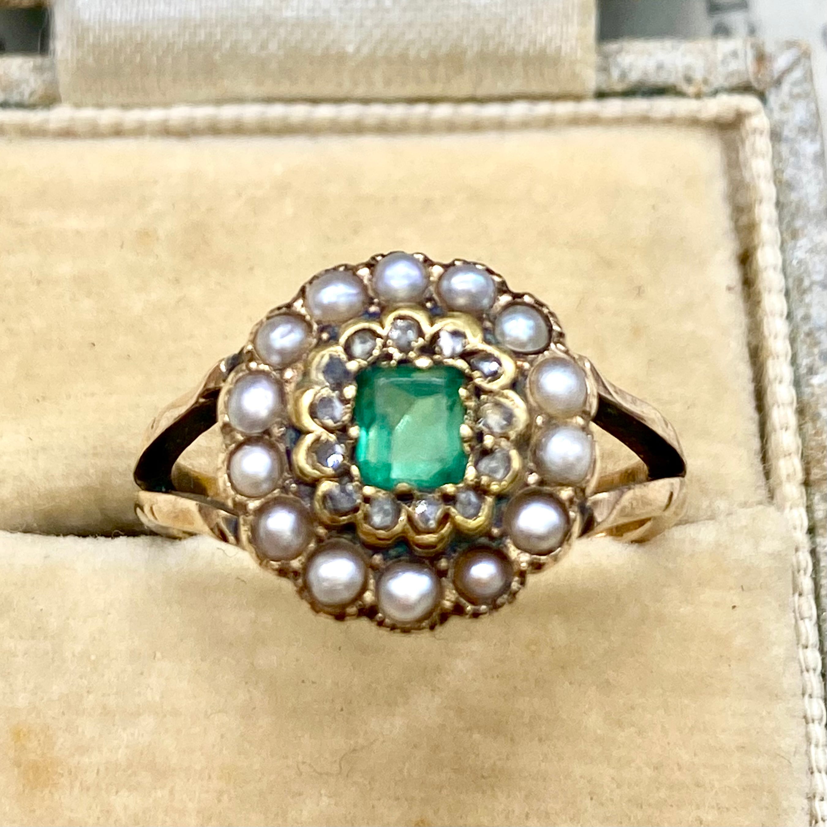 エメラルド | デイジーリング アンティークジュエリー☆DaisyRing☆ エメラルド | デイジーリング アンティークジュエリー☆DaisyRing☆