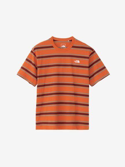 THE NORTH FACE (ザノースフェイス) マルチボーダーティ (IS) アイアンブロンズ×スマック NT32455