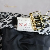 社交ダンス 衣装 Sekine セキネ スカート レッスンウェア ブラック系 練習 レッスン フリル 柄 模様 華やか かわいい 日本製 ダンス衣装 イベント ステージ おしゃれ 映え ひらひら シルバー系