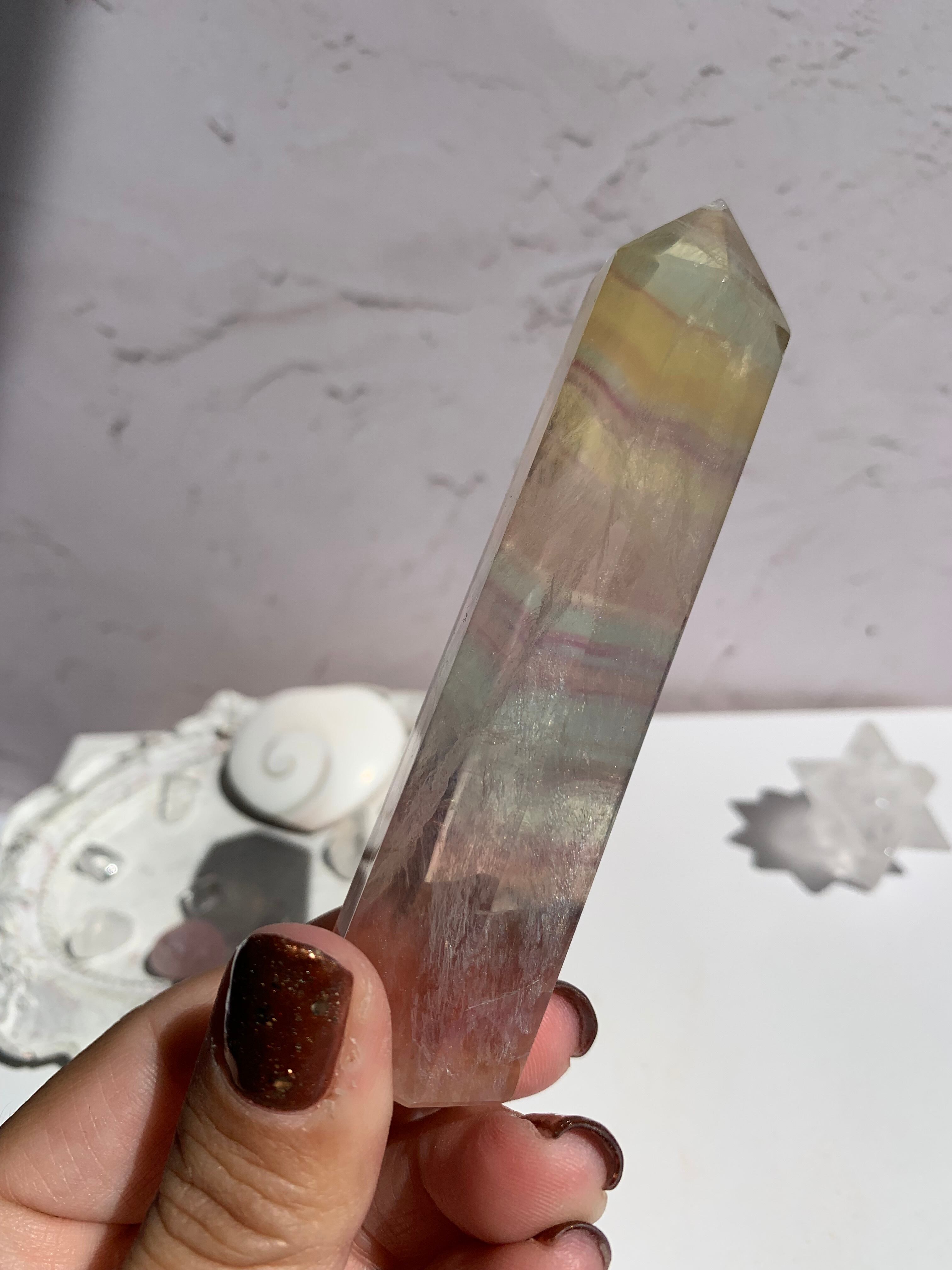 クリアクォーツ 水晶ポイント 天然石