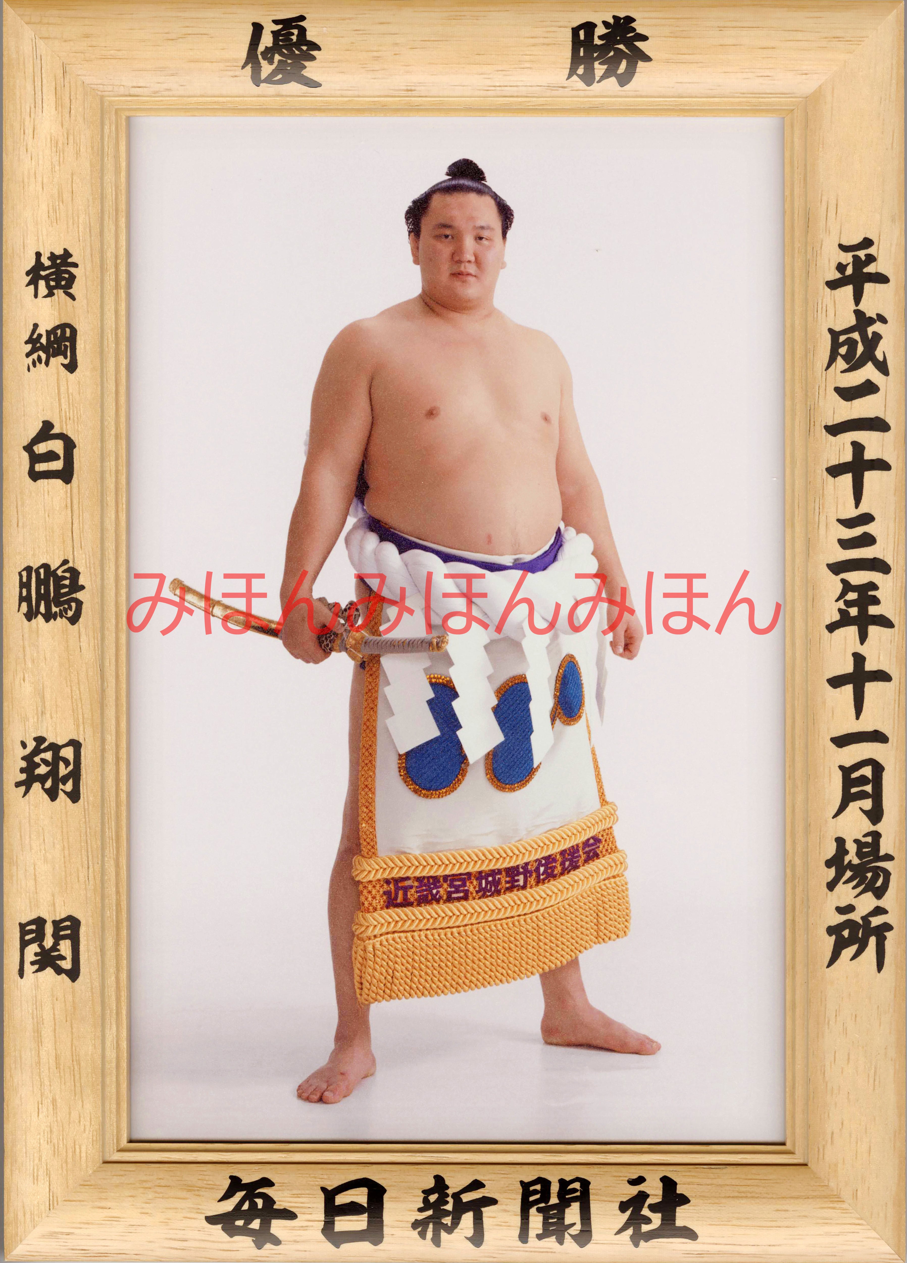 平成23年11月場所優勝 横綱 白鵬翔関（21回目の優勝） | 大相撲