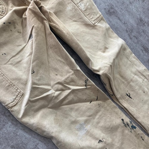 00s 襤褸 ブラウン ダブルニー Carhartt B130 31×32 詳細写真6