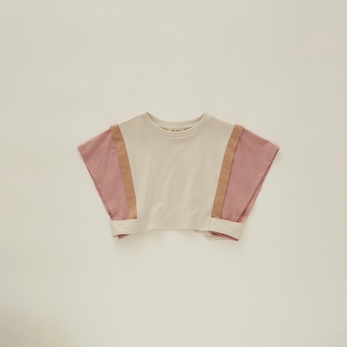 eLfinFolk(エルフィンフォルク)/ Tricolor Short tops / ivory / 90-120cm