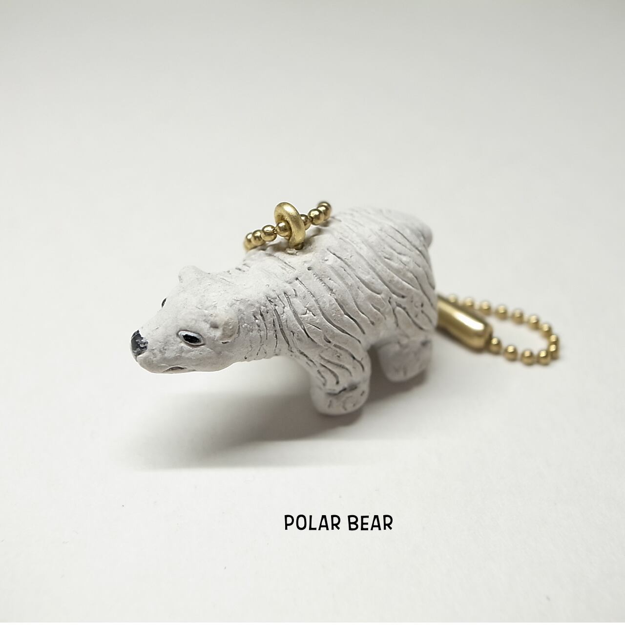 HAND PAINT CERAMIC CHARM KEY CHAIN / ハンドペイント セラミック