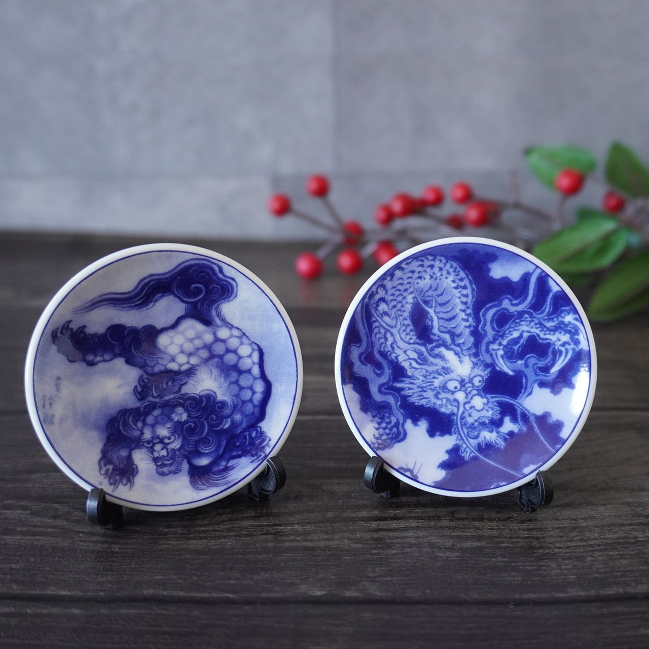 セール‼️　中川雄太郎作　河童の絵皿　供箱付き セール‼️ 中川雄太郎作 河童の絵皿 供箱付き