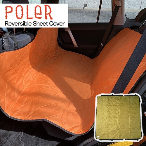 POLeR ポーラー Reversible Sheet Cover リバーシブルシートカバー ドライブシート カーシート 車 ペット キャンプ アウトドア