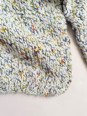 Handmade zip cardigan