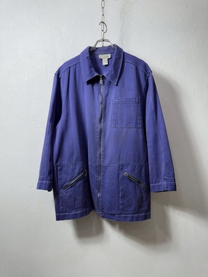 90's cotton zip up jacket