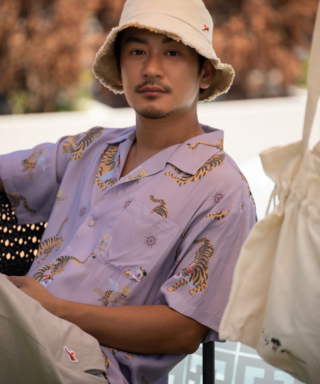 【SUNS】TIGER&ANGEL OPEN COLOR SHIRTS［RSS015］