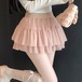 3色/ティアードチュールミニスカート ・78638