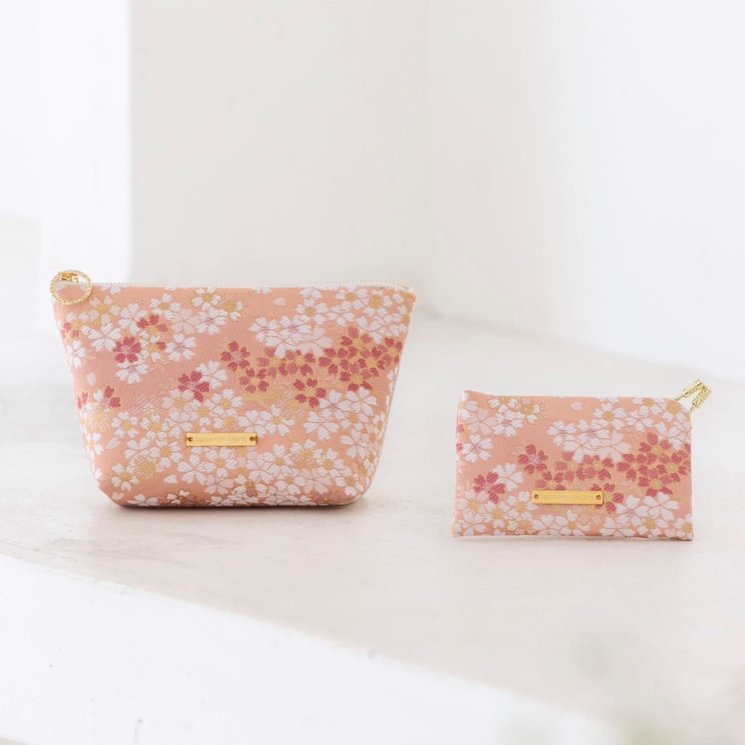 西陣織ポーチL SAKURA / NPL2【人気商品】 | Tomorrow Fabric