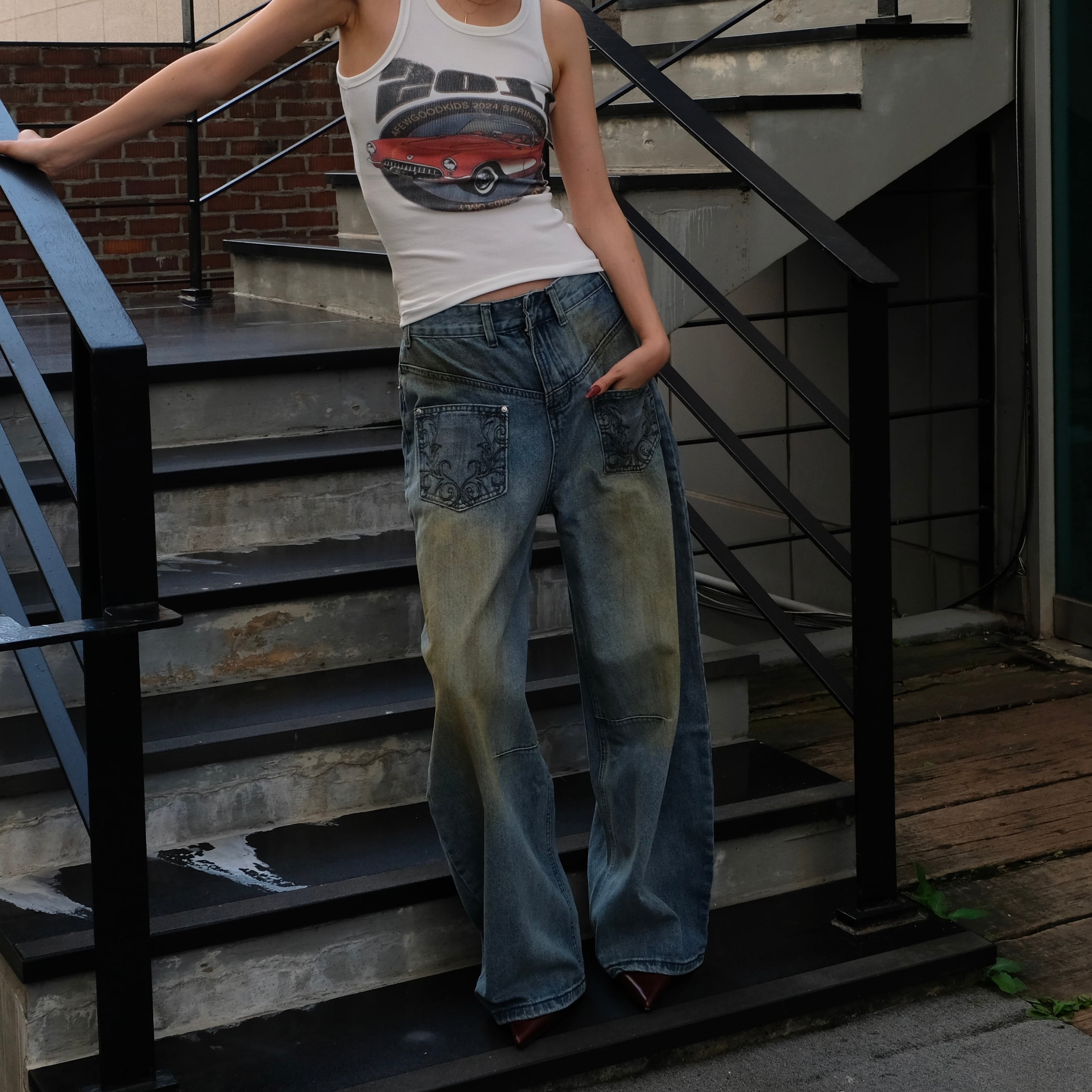 milklim デニム Shinzone（シンゾーン）】MARILYN DENIM(BLUE) デニムパンツ