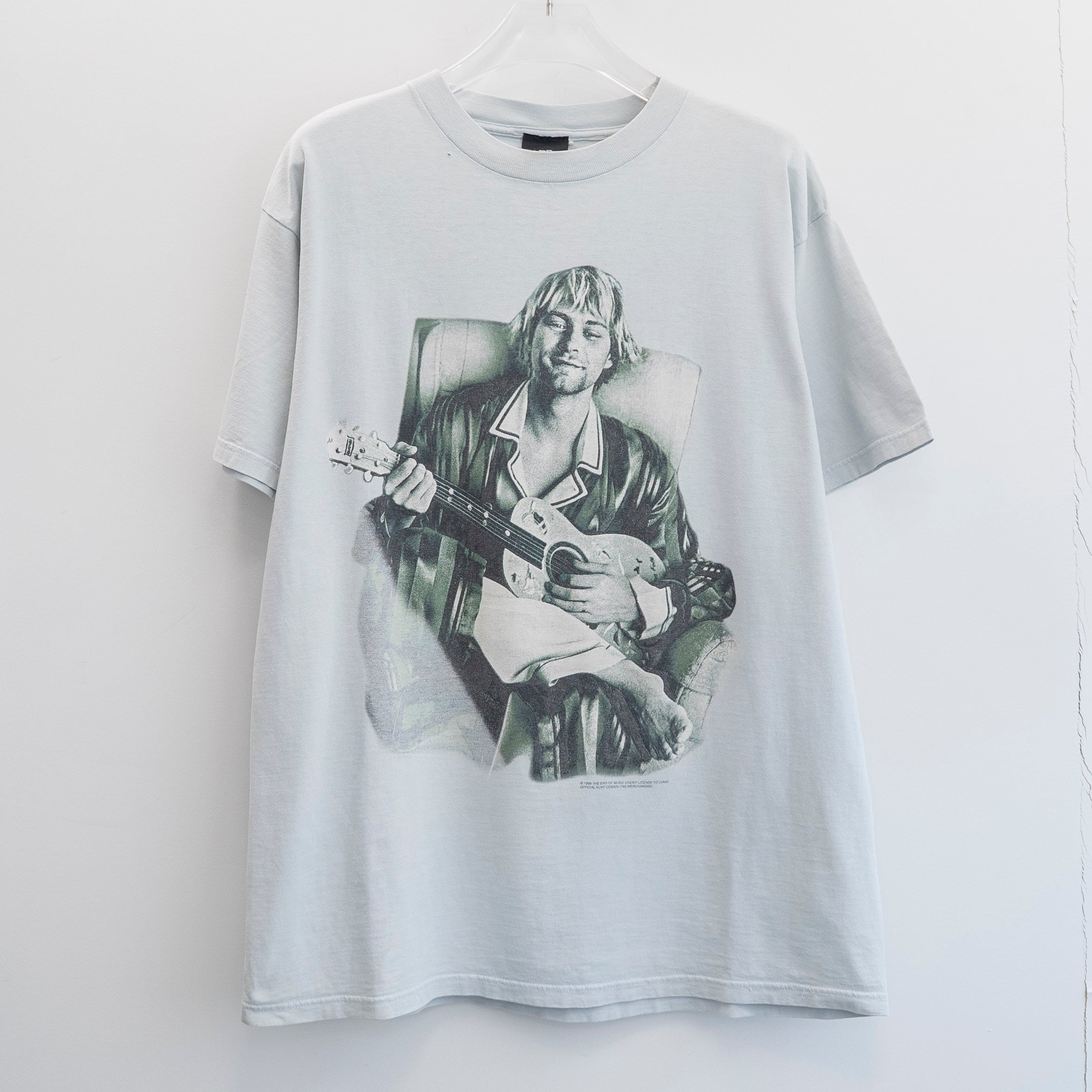 Nirvana " Kurt Guitar Blue ” Giant Fits XL【A8-165】