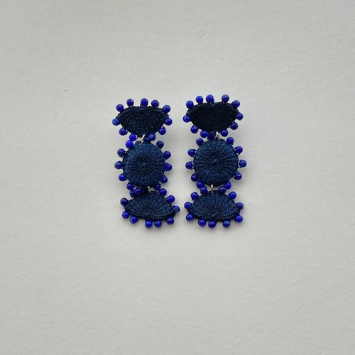 月の満ち欠け pierce    indigo blue