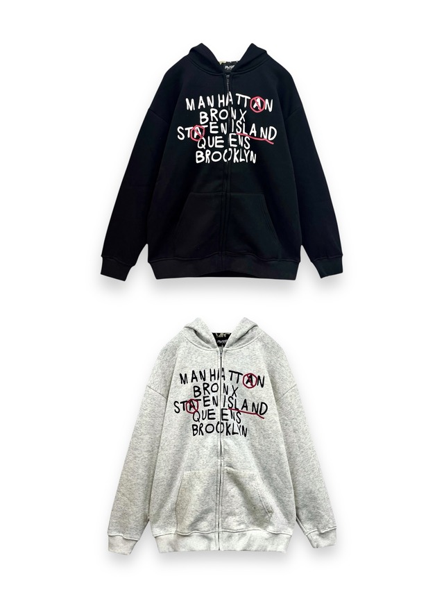 【PLANET STUDIO】leopard ear text print hoodie