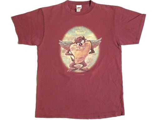 90's Warner Bros LOONEY TUNES TAZ ANGEL and DEVIL 天使と悪魔 T