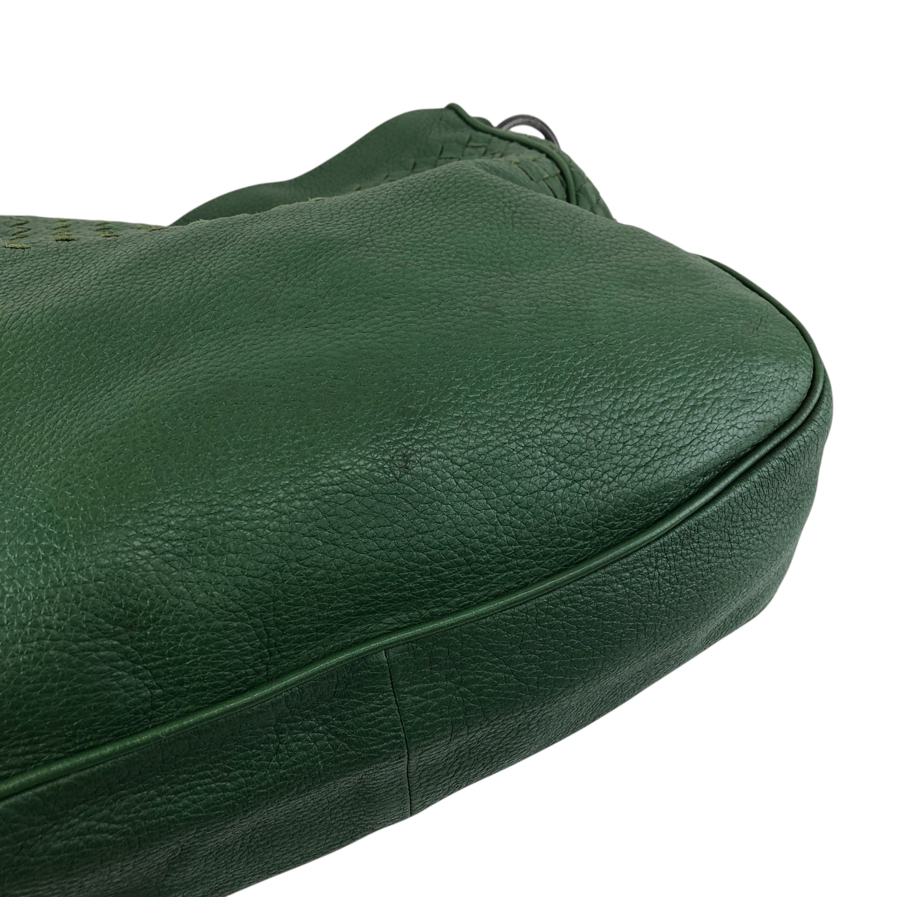 Bottega Veneta ボッテガ・ヴェネタ ショルダーバッグ グリーン レザー