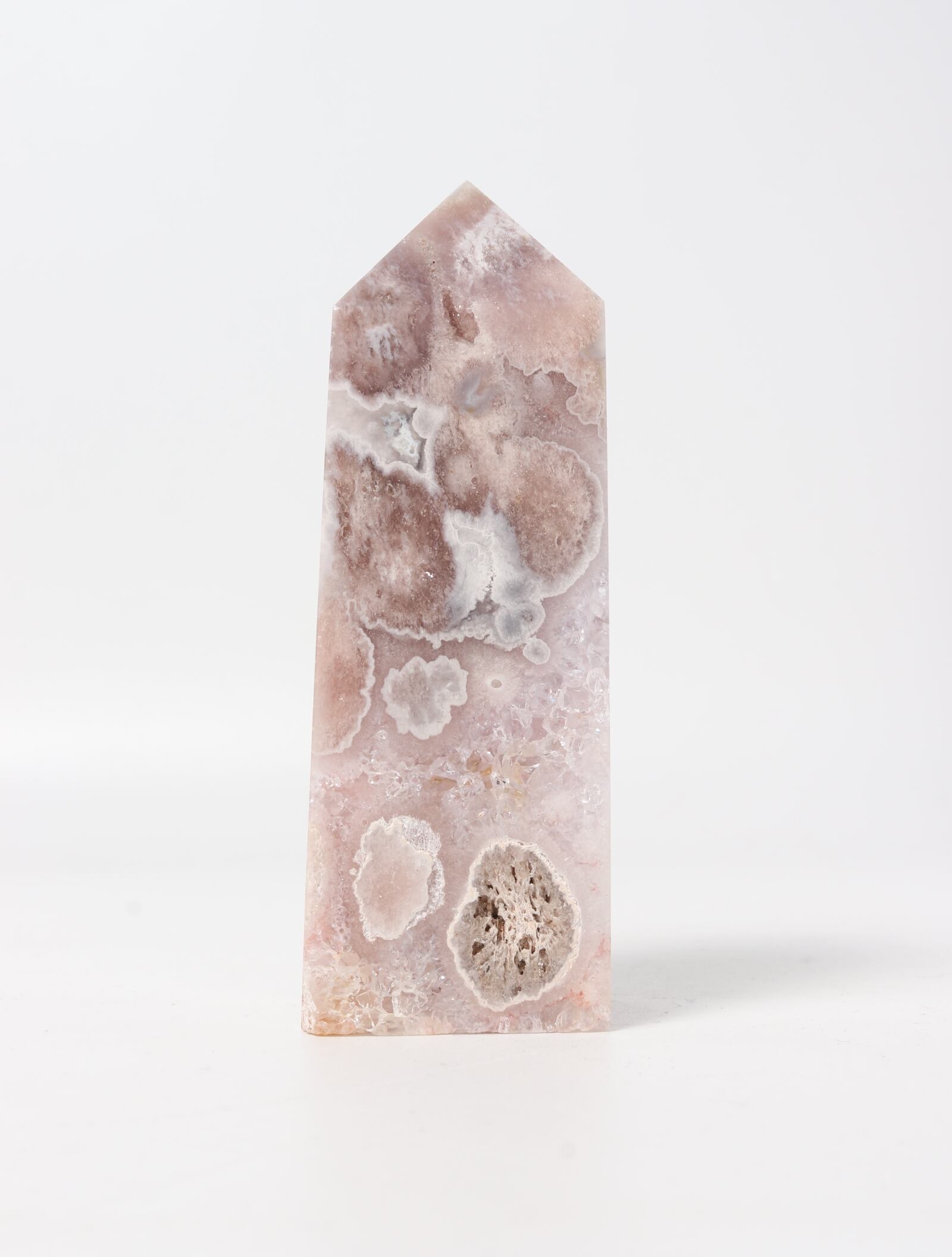 PINK AMETHYST x CHERRY BLOSSOM AGATE TOWER | acenus | 天然石