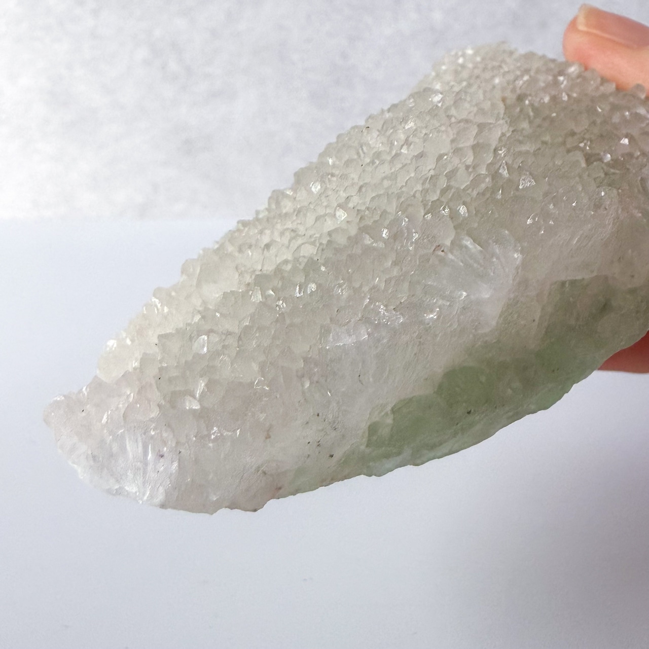 水晶・グリーンフローライト共生原石 * 天然石