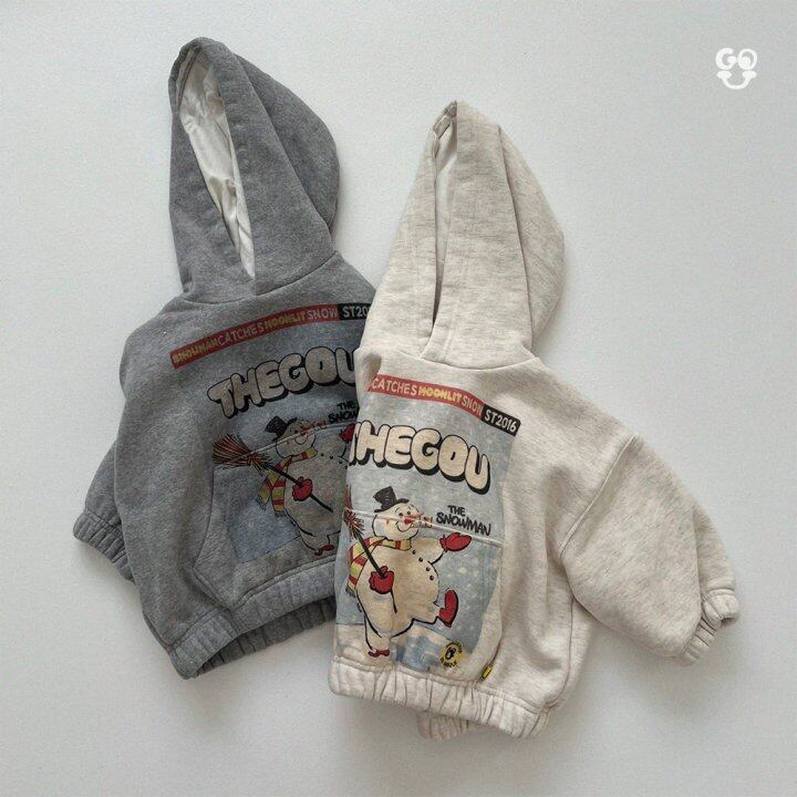 【予約】adult)snowman hoodie/GO.U