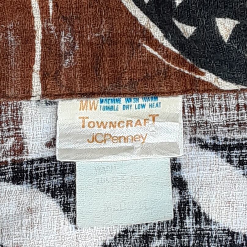 60s 70s TOWNCRAFT JcPenney  オープンカラーシャツ