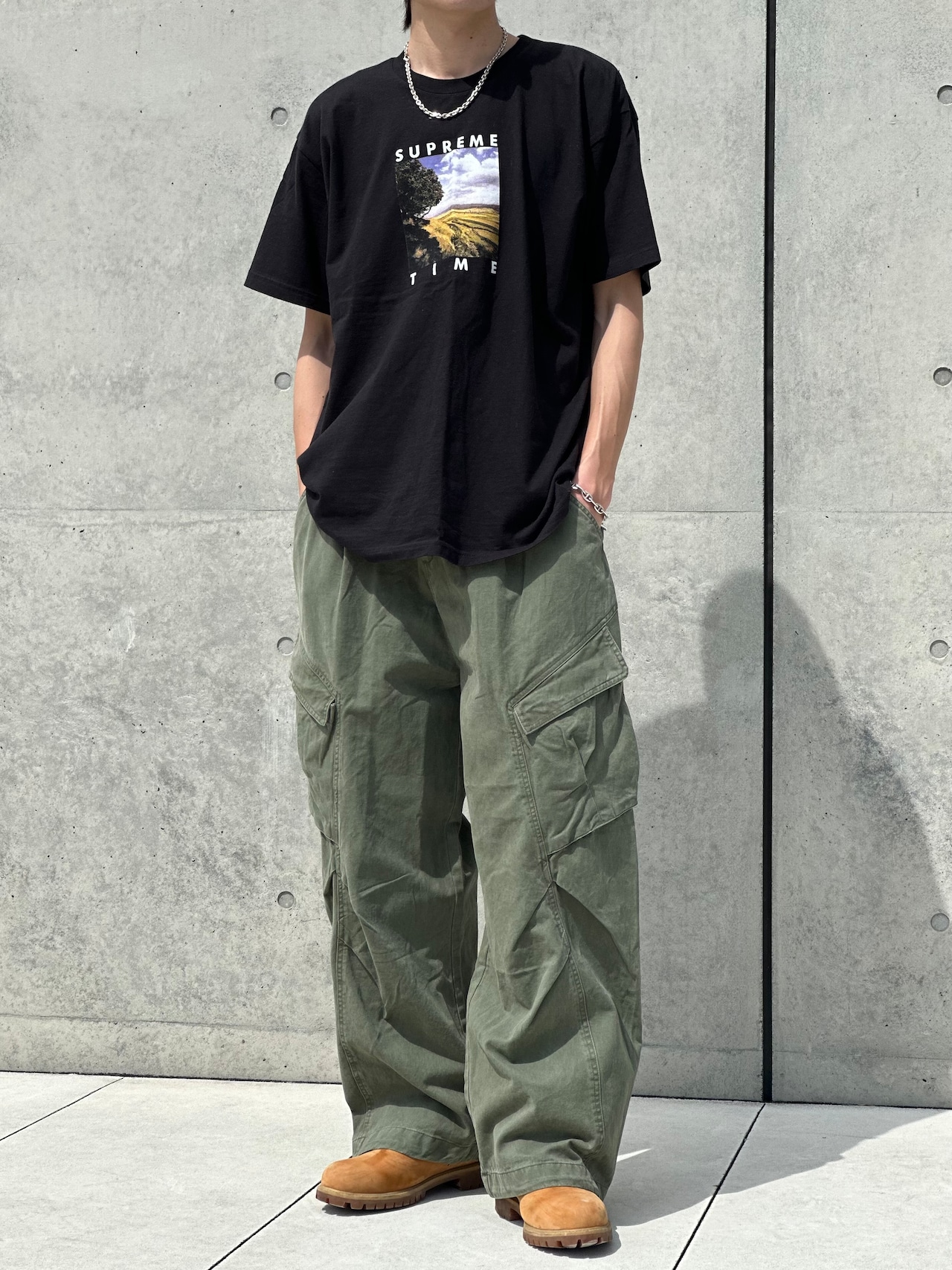 Drape Cargo Pants