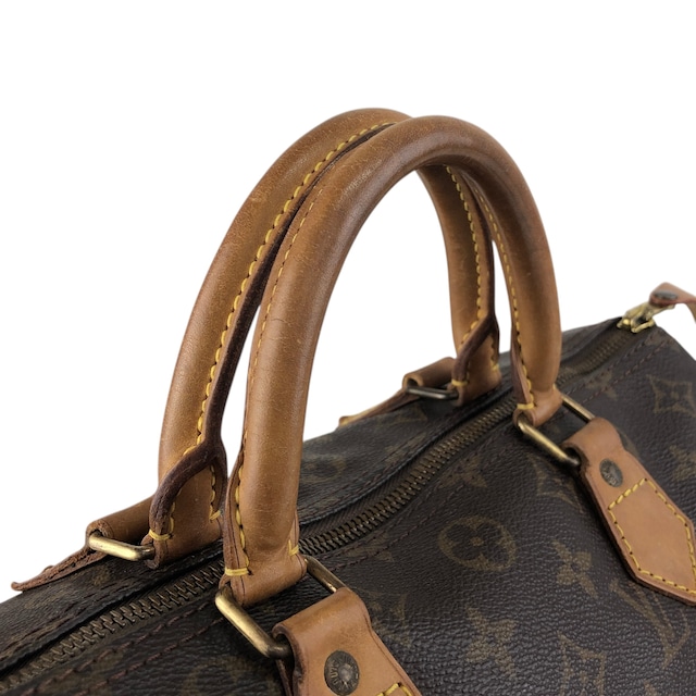 LOUIS VUITTON ルイヴィトン スピーディ30 モノグラム ハンドバッグ ブラウン レザー ミニボストン vintage ヴィンテージ オールド jm4cx4