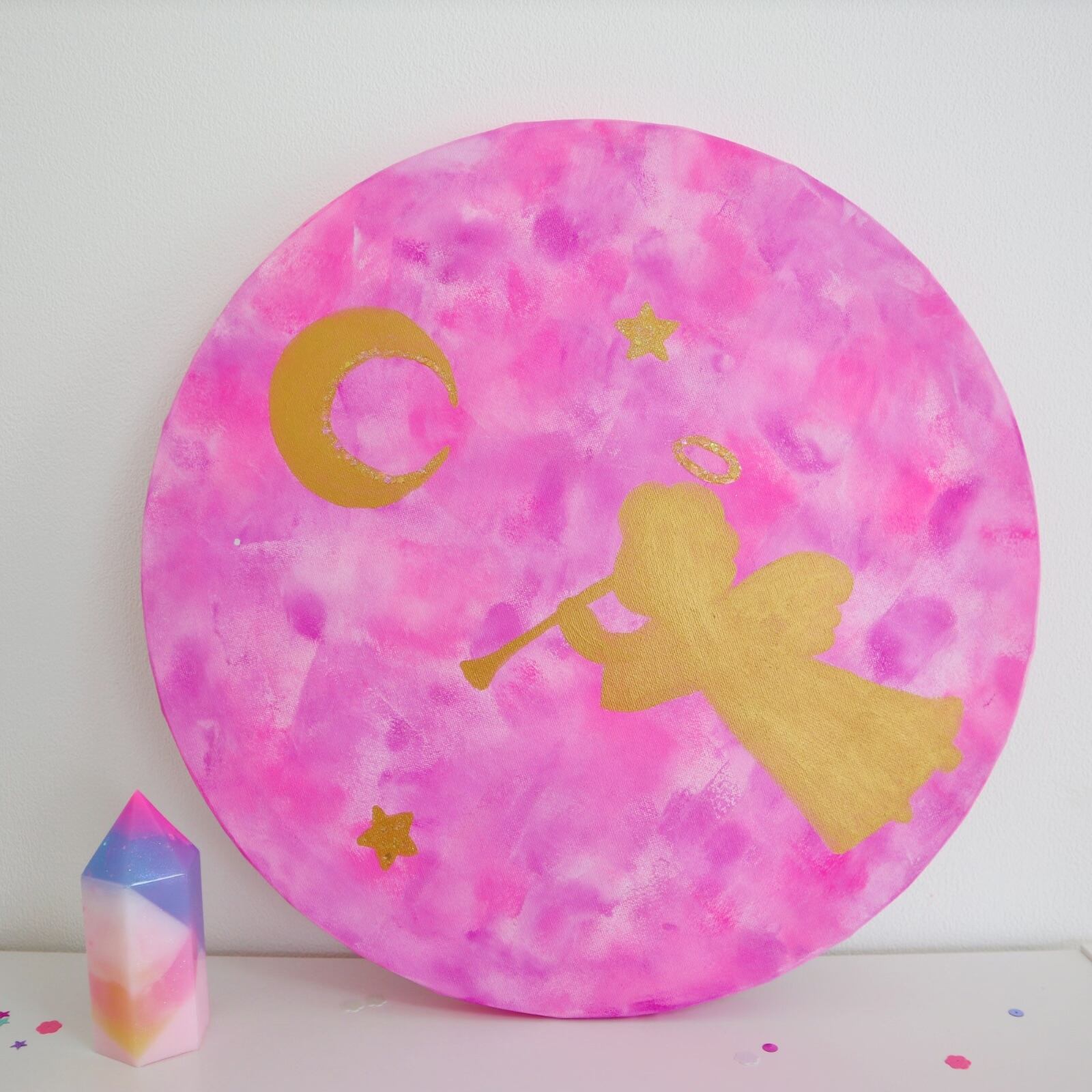 天使と月の優しいささやき