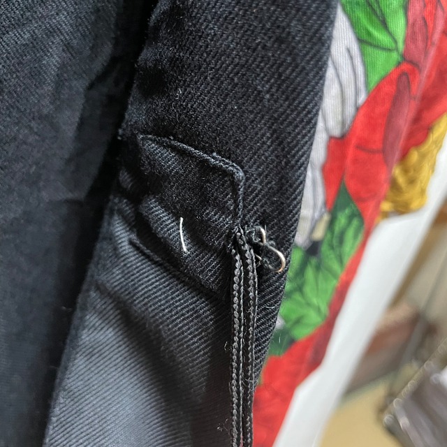 花やぎならいUV羽織　ブラック