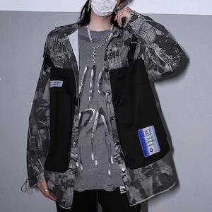 【予約】killer print denim jacket