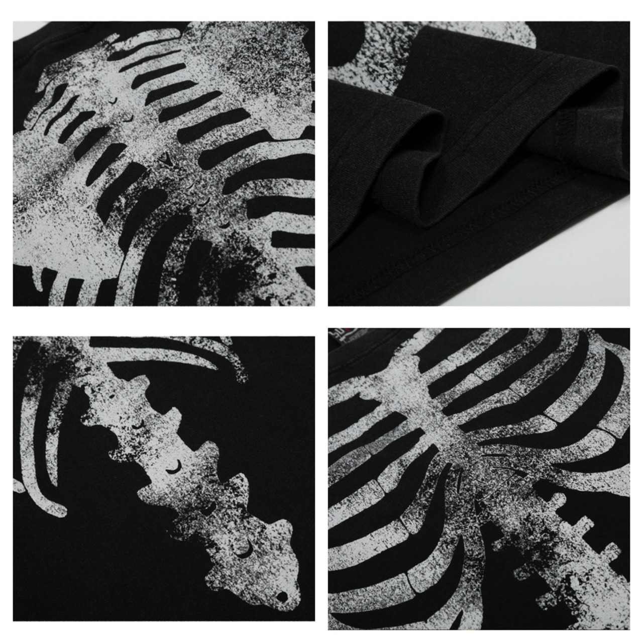 VINTAGE ストリート スケルトン Tシャツ T1686