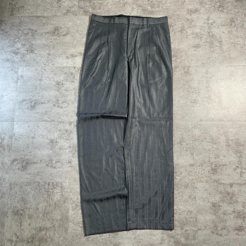 90s 2000s Giorgio Armani gray slacks