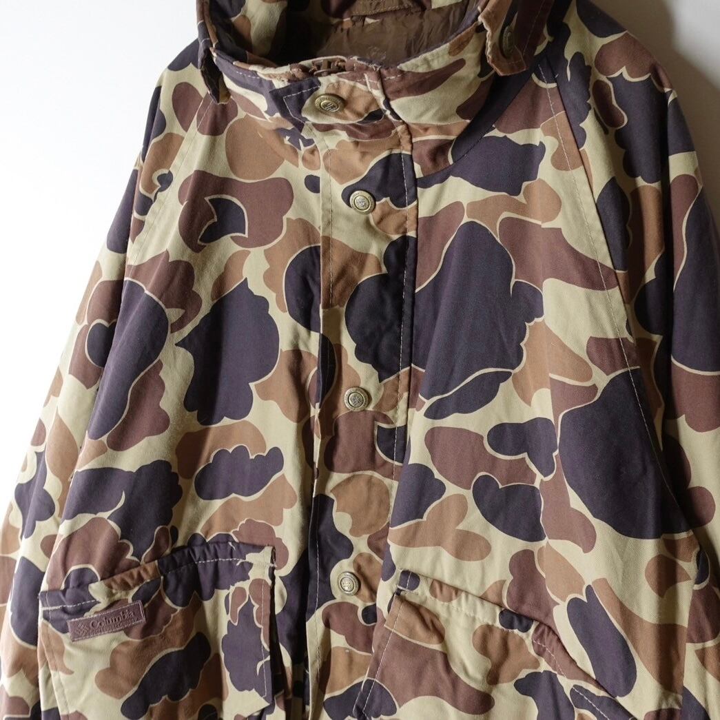 80s Columbia OMNI TECH GORE TEX Duck hunter camo jacket no bad